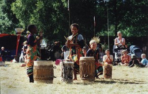 Idayo , childrens group at Utamaduni Camp, Denmark